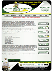 Website Example for Honey Do Franchising Group