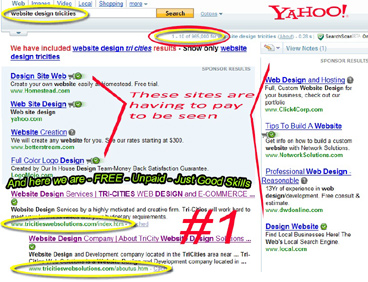 Yahoo Search Results for Website Design TriCities